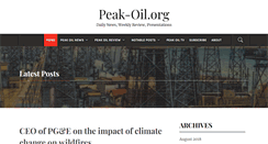Desktop Screenshot of peak-oil.org