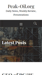 Mobile Screenshot of peak-oil.org